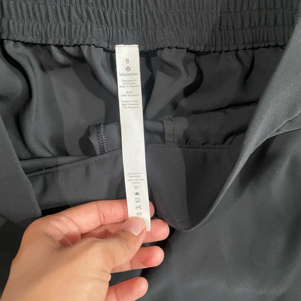 Women's Lululemon With‎ The Flow Pant Black Wide-Leg Pants